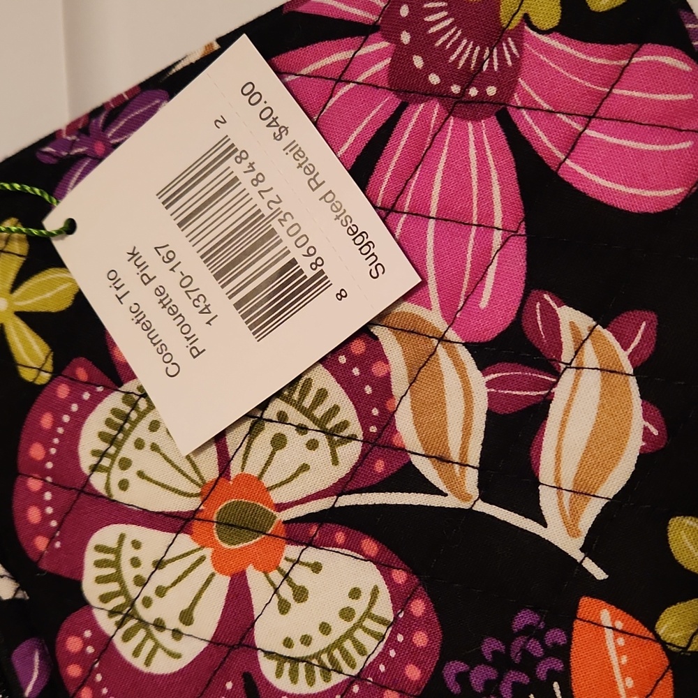 Vera Bradley Floral Print Pouch and Eye Glasses Case - Picture 2 of 8
